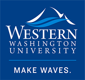 Western Washington University logo MakeWaves Stacked